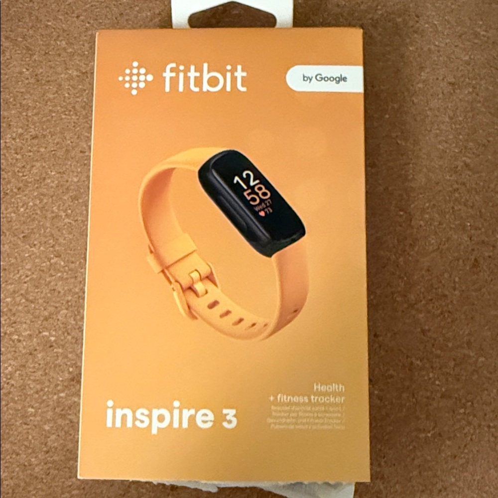 Fitbit Bold Orange Fitness Tracker